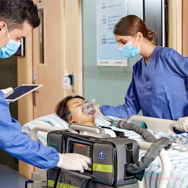 Апарат штучної вентиляції легень транспортний Т5 Model Amoul